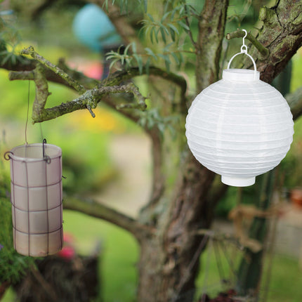 LED Laternen weiß 10 Stk