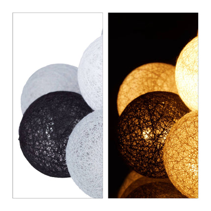 LED Lichterkette mit 10 Kugeln