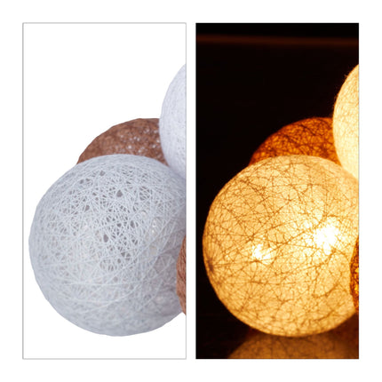 LED Lichterkette mit 10 Kugeln