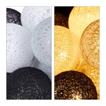 LED Lichterkette mit 20 Kugeln