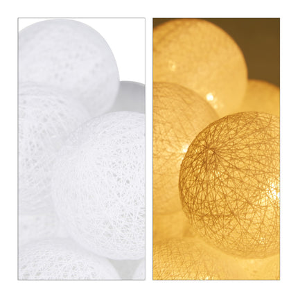 LED Lichterkette mit 20 Kugeln