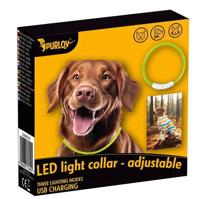 LED-Leuchthalsband - verstellbar Purlov 24200