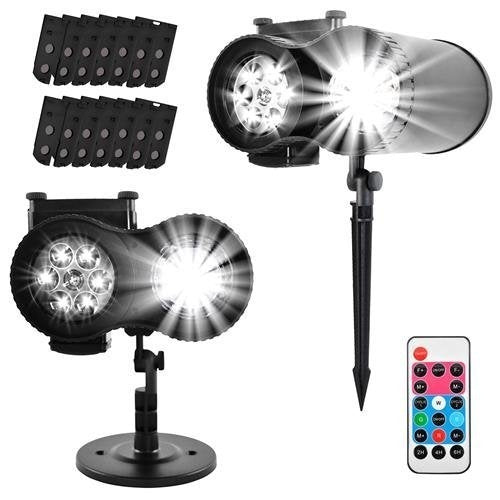 LED-Projektor für Ferienhaus Wellen + 12 Dias