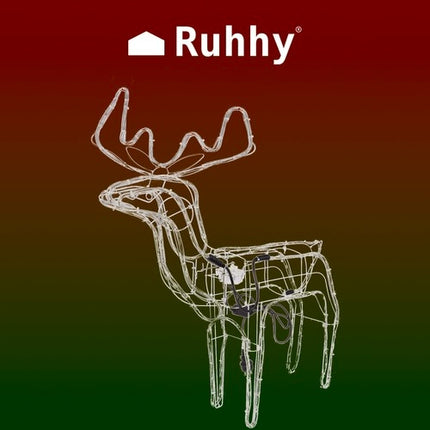 LED reindeer - warm white Ruhhy 22509