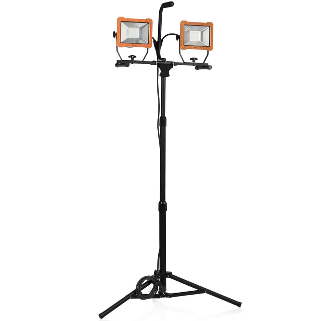 LED Arbeitsleuchte Stativ 2 x 30W