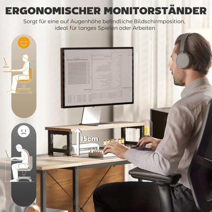 L-Shaped Desk with Adjustable Shelves and Storage Bag