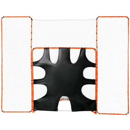 Lacrosse Goal 12x9 Ft with Backstop and Target, Steel