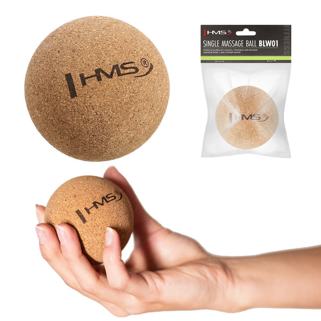 Lacrosse Massage Ball, Single, Cork Material