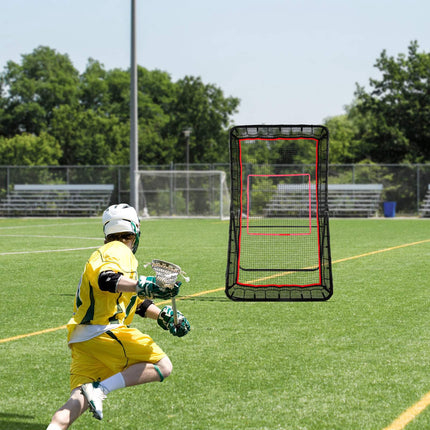 Lacrosse Rebounder Net 4x7 Ft, Adjustable Angle Target