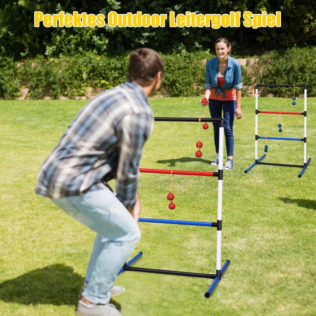 Leitergolf-Set für drinnen und draußen mit 6 Bällen
