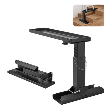 Ladder Leveler Stabilizer, 11.4 to 18 in Height, Foldable Carbon Steel