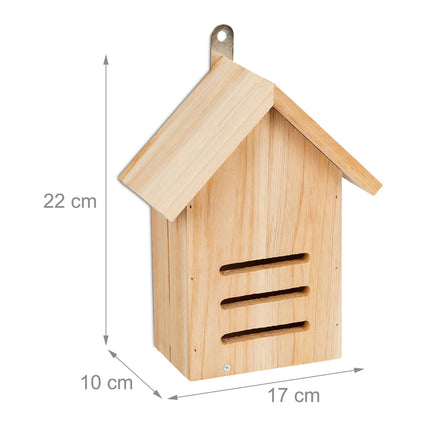 Ladybug house made of spruce