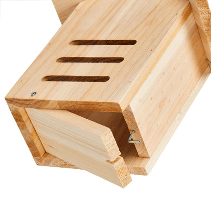 Ladybug house made of spruce
