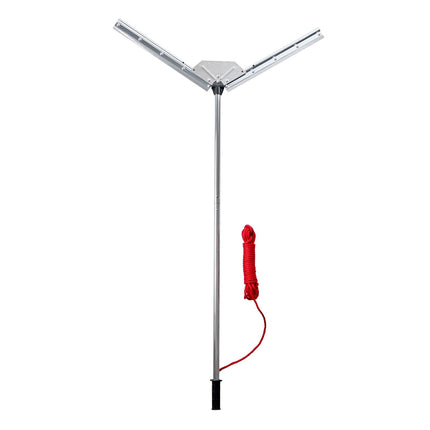 Lake Weed Cutter Rake, Adjustable 20–37 in, 30 ft Rope
