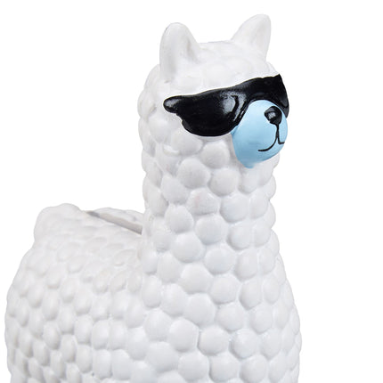 Lahmes Sparschwein mit Sonnenbrille