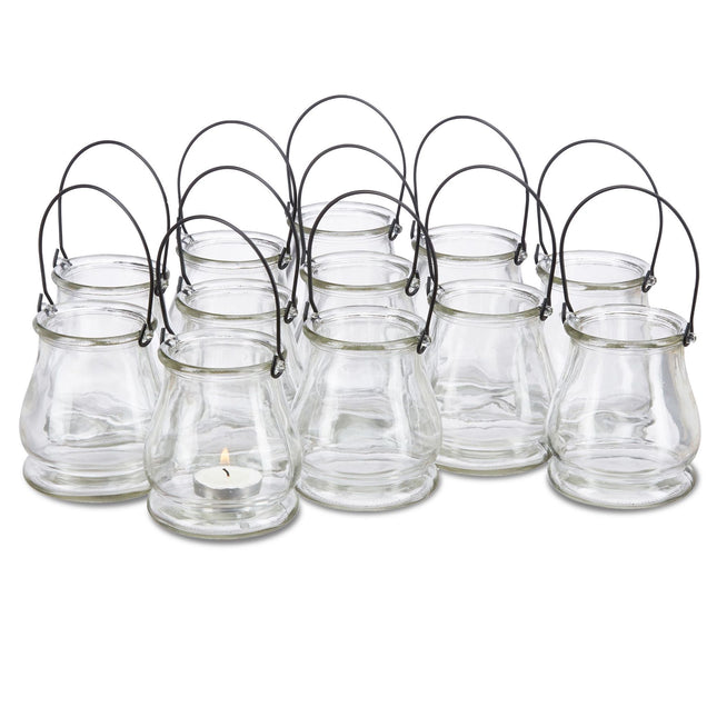 Windlichtglas 12er Set