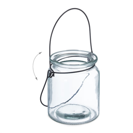 Lot de 12 lanternes en verre