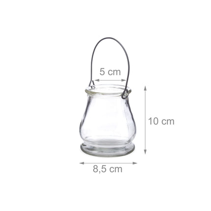 Windlichtglas 12er Set