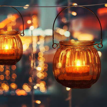 Lantern glass set of 12