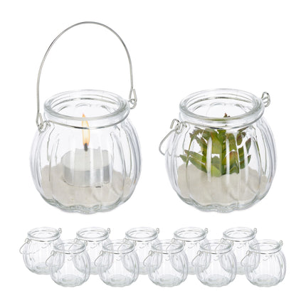 Lantern glass set of 12