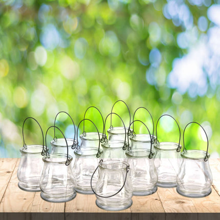 Windlichtglas 12er Set