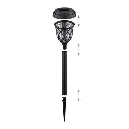Lantern with solar cell lamp