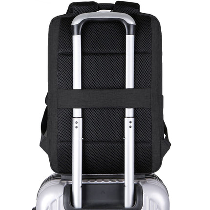 Laptop Backpack 15.6" Black, Water-Resistant, Polyester