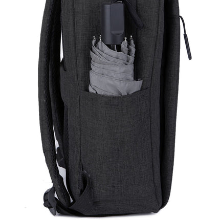 Laptop Backpack 15.6" Black, Water-Resistant, Polyester