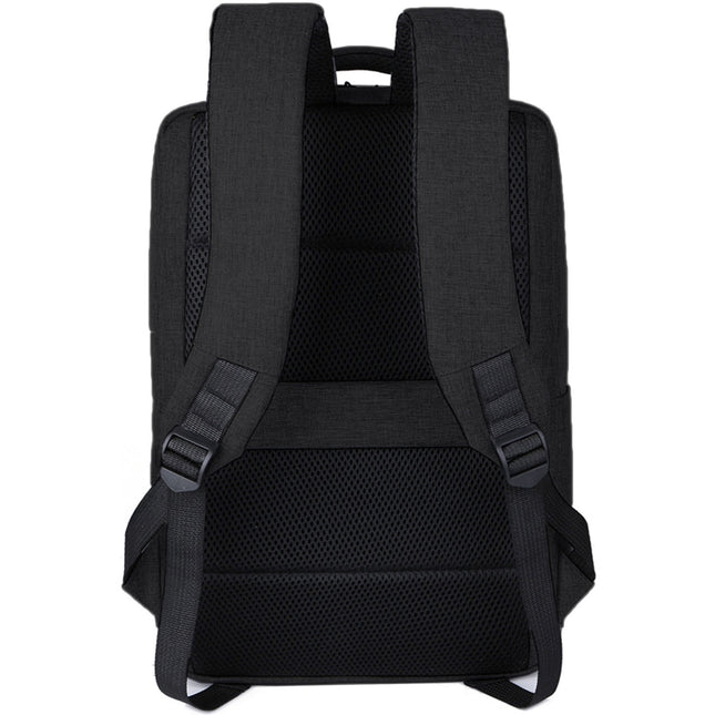 Laptop-Rucksack 15,6" Schwarz, Wasserabweisend, Polyester