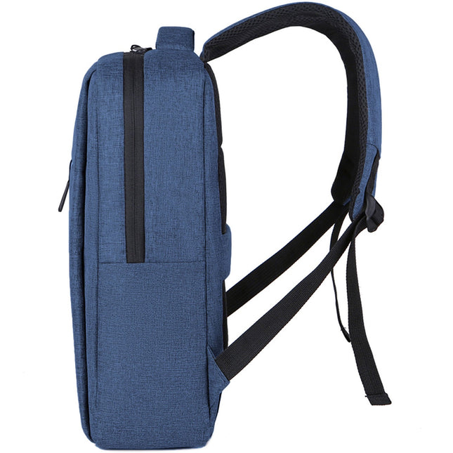 Laptop-Rucksack 15,6" – Blau, Wasserabweisend, Polyester