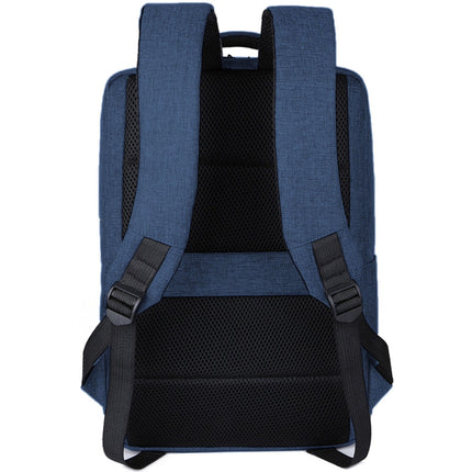 Laptop Backpack 15.6" – Blue, Water-Resistant, Polyester
