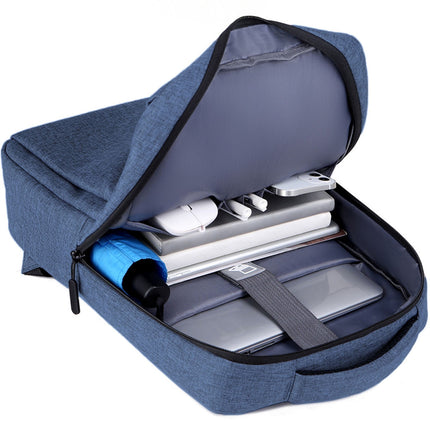 Laptop Backpack 15.6" – Blue, Water-Resistant, Polyester