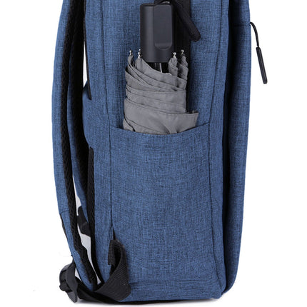 Laptop Backpack 15.6" – Blue, Water-Resistant, Polyester
