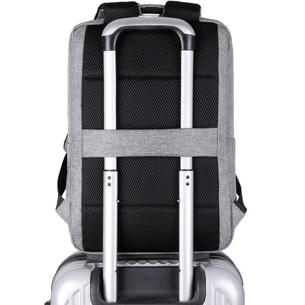Laptop-Rucksack 15,6" Grau, wasserabweisend, Polyester