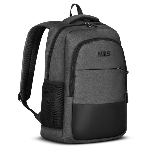 Laptoprugzak met USB-C-oplaadpoort, 18 liter, grijs