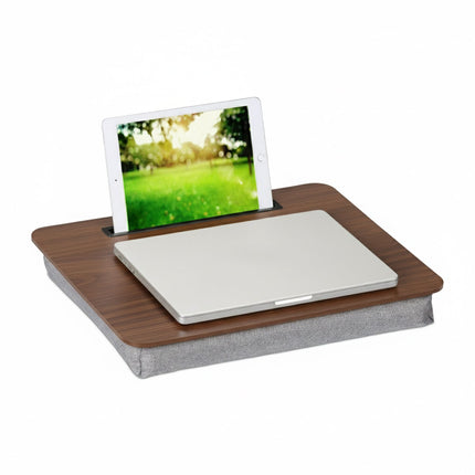 Laptop Bed Tray 17" with Cushion & Phone Holder