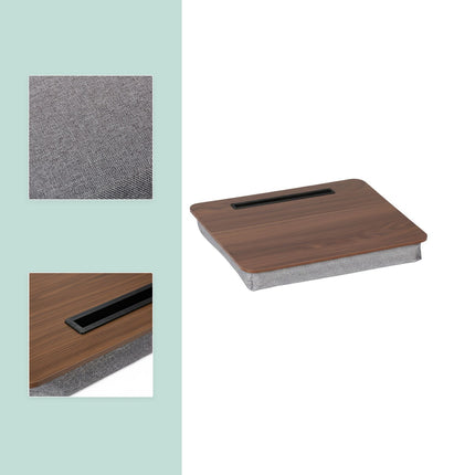 Laptop Bed Tray 17" with Cushion & Phone Holder