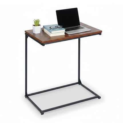 Laptop Side Table – Tiltable, Anti-Slip, C-Shaped