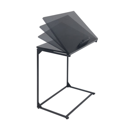 Laptop Side Table – Tiltable, C-Shaped, Anti-Slip