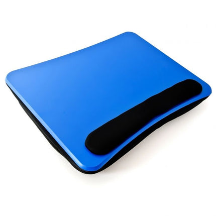Laptopkissen blau mit Handgelenkstütze