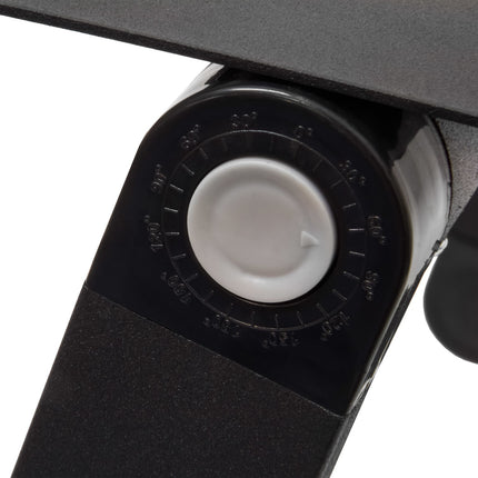 Laptop stand with adjustable fan