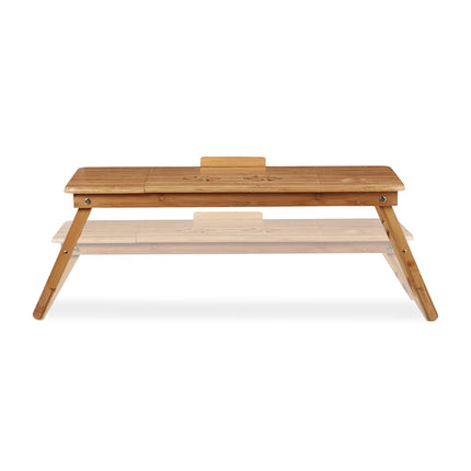 Laptop table in bamboo XL