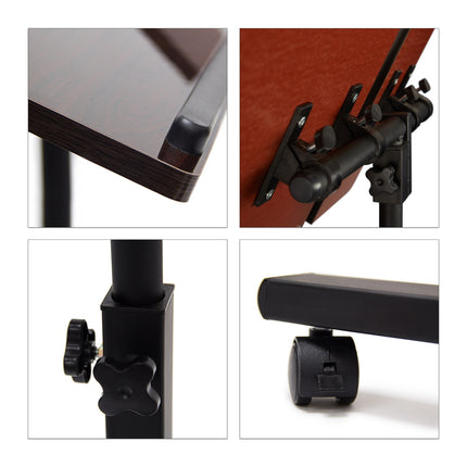 Laptop table with adjustable mouse table