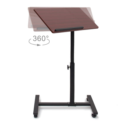 Laptop table wood adjustable height