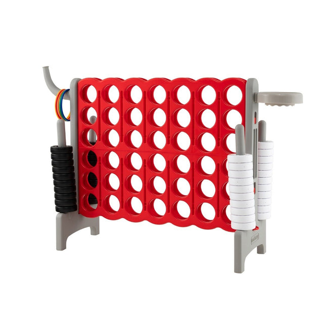 Großes 4er-Set Jumbo 4er-Set 84 x 33 x 79 cm rot + grau