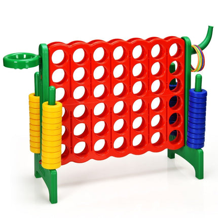 Velká hra 4 v řadě Jumbo, sada 84 x 33 x 79 cm, červená + zelená