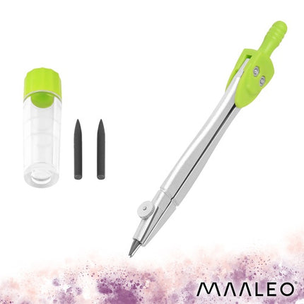 Large 7-Piece School Geometry Set with Compass