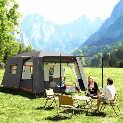 Großes Campingzelt, 4-6 Personen, 2 Räume, wasserdicht