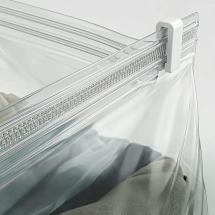 Large Grey Vacuum Storage Bags, 100x80 cm, 10-Pack