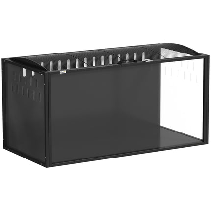 Large Hamster Cage Steel and Acrylic with Hinged Domed Lid, 105 x 51 x 53 cm